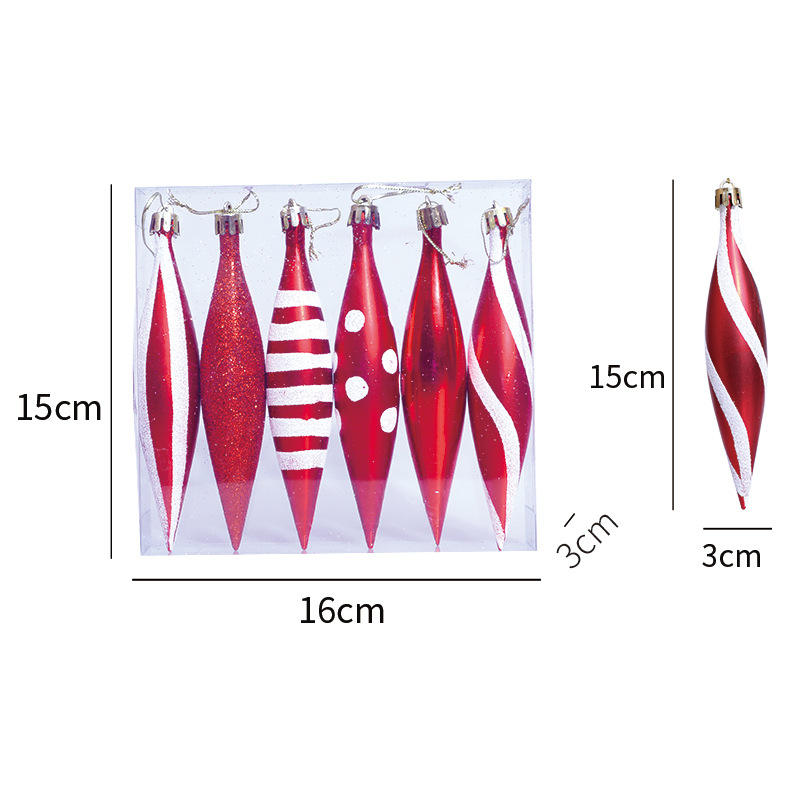 Pendentif pointu rouge