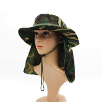 Cappelli da Caccia Invernali Camouflage Caldi con Luci LED e Alette, Personalizzabili, Arancione Fluorescente, per Caccia alle Anatre