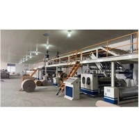 La chaîne de production de carton ondulé de machines de la Chine 3 5 7Ply emballage de boîte de carton font la plaque d'impression rainurant les machines découpées