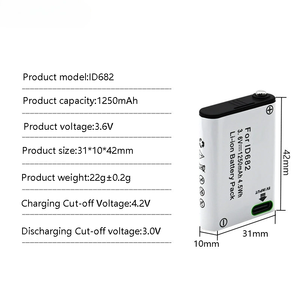 Batterie WSWIFT/ID682 E99ACA pour lampe <span class=keywords><strong>frontale</strong></span> <span class=keywords><strong>Petzl</strong></span> Actik Core - Product Image 3