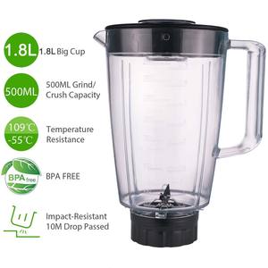 Liquidificador Portátil Atacado para Sucos de Frutas e Mistura de Alimentos com Capacidade Grande de 1,8L - Product Image 4