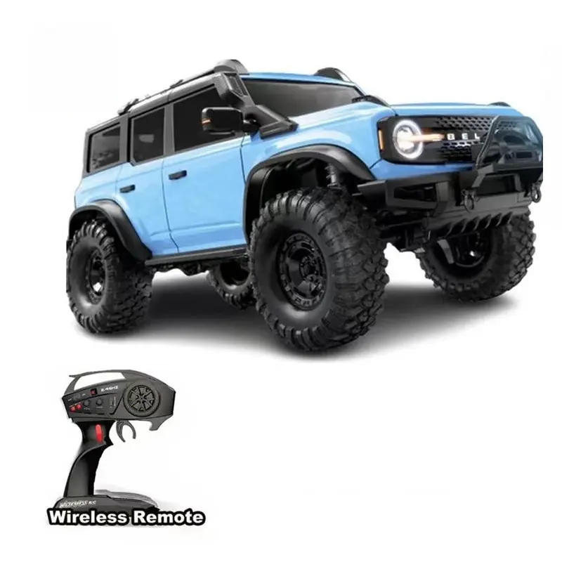 Rc 4x4 1:10 Bronco R1001 Modèle radiocommandé à grande échelle Simulation de voiture Escalade tout-terrain Grand jouet Voiture Garçon Cadeau