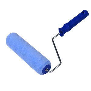 Rouleau de peinture en polyester blanc de qualité industrielle et de bricolage pour la peinture et la décoration - Product Image 5