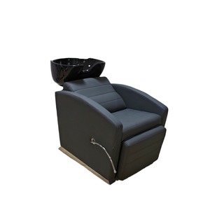 Modern Reclining Shampoo <b>Bed</b> with Ceramic Bowl Hair Wash Chair for Beauty Salon Barber Shop Spa - Product Image 6