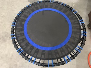 Tập thể dục Trampoline với Bungee dây-trong nhà Mini rebounder cho nhà sử dụng <span class=keywords><strong>1m</strong></span> Đường Kính PP nhảy Mat khung thép cho bé trai cô gái - Product Image 2