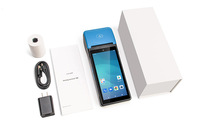 UNIWA V6P, Teléfono Inteligente con Pantalla Táctil de 5.45 Pulgadas, Android 12, NFC, Impresora de Etiquetas Térmicas de 58 mm, 4G, USB Tipo-C, OTG, PDA, MTK, 256 MB + Stock