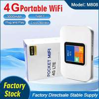 Router de Viaje 4G LTE con Ranura para Tarjeta SIM, 150Mbps, Interfaz USB, Diseño Externo para Mercados Euroasiáticos/Asiáticos, Módem WIFI 4G LTE Cat4