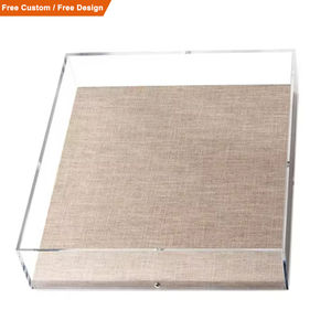 Vitrina Acrílica Cuadrada con Tapa para Exhibición de Arte 3D, Marco para Fotos, Personalizable de Fábrica - Product Image 1