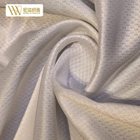 Vente en gros de tissus en maille respirants légers à haute élasticité 100% polyester de couleurs personnalisées pour la fabrication de tissus supérieurs de chaussures