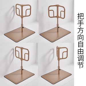 ราวจับข้างเตียง หมุนได้ 360 องศา สีกาแฟ อุปกรณ์ความปลอดภัยในห้องน้ำ รับน้ำหนักได้ 200 กก. ดีไซน์ทันสมัย - Product Image 4