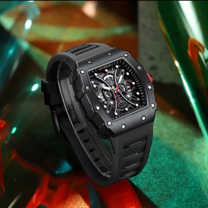 Reloj CURREN 8438 de Marca Superior para Hombre, Reloj de Pulsera Cuadrado de Cuarzo, Resistente al Agua, Luminoso, Cronógrafo Deportivo, Reloj Curren Original - Product Image 6