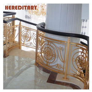 Barandilla de Escalera Interior para <span class=keywords><strong>Casa</strong></span> Dúplex, Color Oro Claro, para Escaleras Rectas - Product Image 2