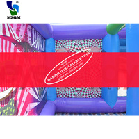 Carnaval géant amusant jeu de sport gonflable labyrinthe labyrinthe aire de jeux