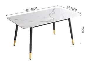 Tavolo da pranzo in marmo di lusso moderno, - Product Image 6
