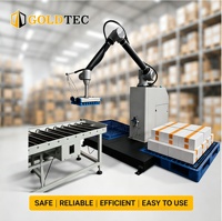 Robot palettiseur industriel haute performance Goldtec, robot palettiseur facile à utiliser, machine robot palettiseur pour la palettisation