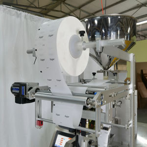 Máquina de embalaje de bolsita de gránulos completamente automática para embalaje de papel de hotel <span class=keywords><strong>Demerara</strong></span> azúcar sal pimienta desecante gránulo - Product Image 3