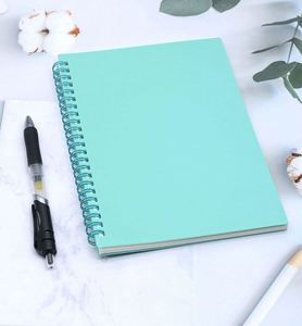 <b>A4</b> A5 A6 Spiral Hard Cover Customizable <b>Leather</b> <b>Notebook</b> Journals for Laptop and Travel Use - Product Image 1
