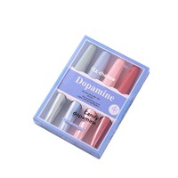 Surligneurs fluorescents 4 couleurs pour la protection des yeux, stylo marqueur à tête inclinée, pour étudiants, lot multicolore en boîte
