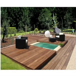 Cubierta de <span class=keywords><strong>piscina</strong></span> con cubierta de WPC Cubiertas de <span class=keywords><strong>piscina</strong></span> deslizantes automáticas para hogares modernos - Product Image 4