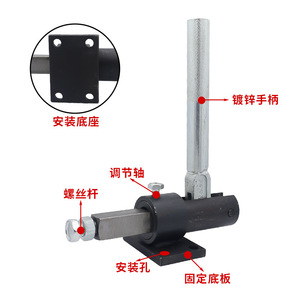 Push Pull <b>Quick</b> <b>Clamp</b> 30509 Carbon Steel Hot Dip Galvanized Welding Tooling Fixture - Product Image 1