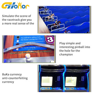 Juego de Carreras de Caballos para 6 Jugadores, Juego de Carnaval, Juego de Carreras de Caballos con Bolas Rodantes, Juego Mecánico de Carreras de Caballos - Product Image 5