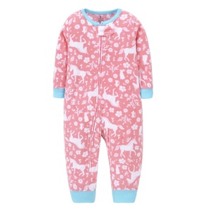 Pelele de dibujos animados para bebé, ropa de dormir suave, amigable con la piel, mono, <span class=keywords><strong>pijama</strong></span> con cremallera - Product Image 2
