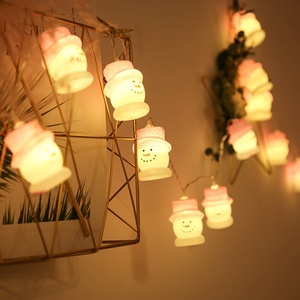 Hot xuyên biên giới Bán Led Santa Claus trang trí Snowman chuỗi không thấm nước Pin hoạt động giáng sinh phòng - Product Image 3