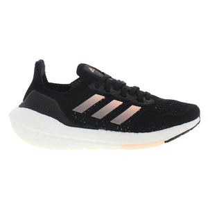 Chaussures de course Adidas Ultraboost 22 pour femmes, couleur noir et rose - 100% authentiques - Product Image 1
