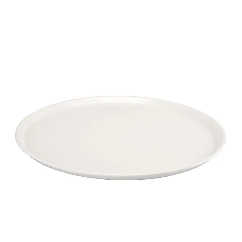 Ronde Platte Plaat Witte Melamine Plaat Melamine Dinerborden