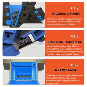 אבן ריסוק מכונת דיזל חשמלי אבן נייד אבן פה 400x600 לסת - Product Image 4