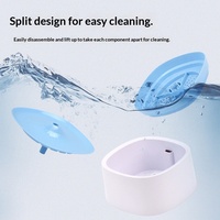 Fontaine à eau automatique pour chat avec filtre, en plastique, écologique, pompe ultra-silencieuse, circulation d'eau, arrêt automatique en cas de fonctionnement à sec