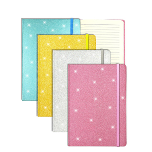 Wholesale 4 Piece A5 160 Page 80Sheet Deluxe Glitter Cover Shiny <strong>Notebook</strong> Children's Gift <strong>Campus</strong> <strong>Notebook</strong> - Product Image 6