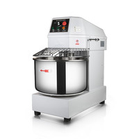 Amasadora De Pan 50 Kg Plancher Horizontal Farine Pétrin Impastatrice A Spirale Pizza Commercial Dough Mixer