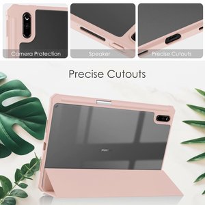 Funda ultrafina de cuero sintético PU+acrílico con tapa triple para tableta Huawei <span class=keywords><strong>Matepad</strong></span> <span class=keywords><strong>11</strong></span> <span class=keywords><strong>2021</strong></span> - Product Image 3