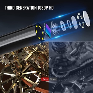 P100 bán cứng nhắc kiểm tra máy ảnh 2MP HD Wifi borescope 2.4in IPS màn hình <span class=keywords><strong>video</strong></span> borescope nội soi máy ảnh với Reel Cáp - Product Image 3