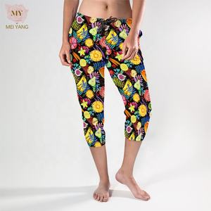 Pantalon de jogging Capri imprimé à encre pour hommes, coupe Slim, pantalon de sport de gymnastique ajusté, bon marché, avec cordon coulissant, impression personnalisée, nouvelle collection - Product Image 5