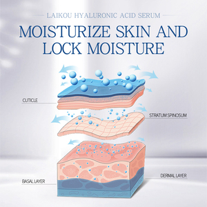 Sérum Visage LAIKOU 100ml – Marque Blanche – Acide Hyaluronique Anti-Âge, Anti-Rides, Éclaircissant, Hydratant, Raffermissant – Soin Instantané de la Peau - Product Image 4