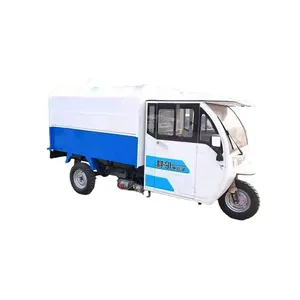 High Quality New Energy Garbage Collector Three Wheel Truck Garbage Removal Electric Sanitation Car