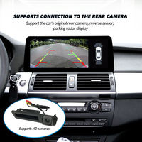 Écran multimédia sans fil Carplay Android Auto 10,25'' 12,3'' pour BMW X5 E70/X6 E71 Système Linux CCC/CIC 2008-2013