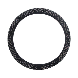 Capa de Volante Inspirada em Escamas de Peixe com Strass, Acessório Decorativo Universal para Carro, Antiderrapante - Product Image 5