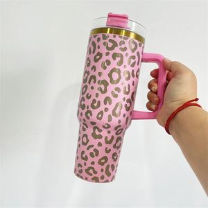 Wholesale <b>Bulk</b> Double Walled 40oz Tumbler Stainless Steel Laser Engraving Powder Coated Copper Tumbler - Product Image 4