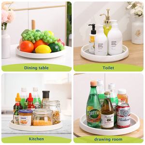 Juego de tocadiscos organizador de Susan perezoso antideslizante giratorio de 4,10 pulgadas y <span class=keywords><strong>360</strong></span> grados para encimeras - Product Image 6