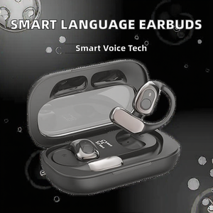 Los Mejores Auriculares Traductores de Idiomas Electrónicos Multilingües MSAI, Auriculares con Traducción de Idiomas en Tiempo Real, <span class=keywords><strong>Traductor</strong></span> Instantáneo Inteligente - Product Image 2