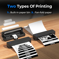 Impresora Térmica Portátil A4 para Tatuajes y Oficina - Mini Impresora Térmica Portátil, BT+USB, 620g, IOS/Android/MacOS - Impresión sin Tinta y Rápida