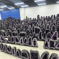 Prix d'usine en gros, grande géode d'améthyste naturelle, géodes d'améthyste d'Uruguay pour la décoration intérieure
