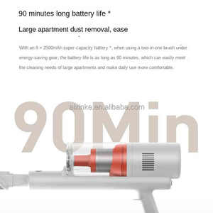 Nuevo aspirador inalámbrico eléctrico Mijia recargable de 260AW 3 Ajuste automático de succión para Xiaomi Youpin - Product Image 4