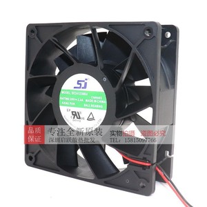 พัดลมระบายความร้อนแบบแกน Sj Axial Fan รุ่น Se241238bu ขนาด 120 มม. 24V 2.4A ลูกปืนแบบ Ball Bearing สำหรับอินเวอร์เตอร์ - Product Image 4