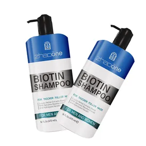 Private Label Organic Biotin Hair Growth Shampoo Natural Vitamin Extracts Thickening Anti Hair Loss Shampoo