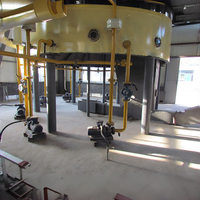 Ligne de production de raffinage d'huile de son de riz à grande échelle, équipement de raffinerie entièrement automatique et continu