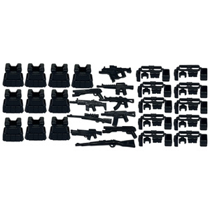 Figurines d'<span class=keywords><strong>action</strong></span> militaires en gros d'usine, ensembles de modèles tactiques des forces spéciales <span class=keywords><strong>SWAT</strong></span> avec armes à feu, cadeau pour enfants et adultes - Product Image 3